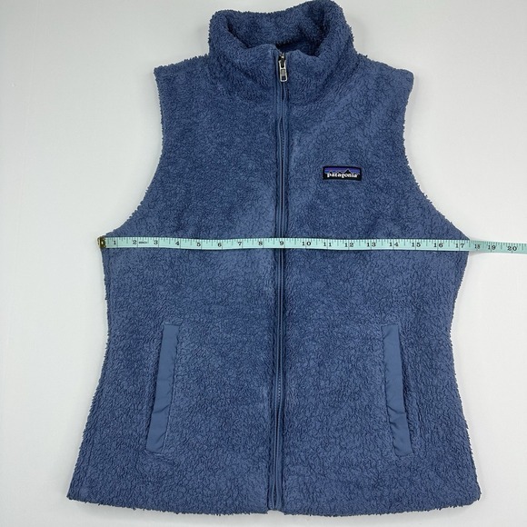 Patagonia Women's Wolly Blue Los Gatos High-Pile Fleece Vest S/C35‎ - Picture 14 of 15